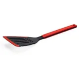 WOLL Cook-It, JUMBO Pfannenwender mit dünner flexibler Silikonlippe, 11,5 cm breit, 35 cm lang, Hitzebeständig bis 220°, Spülmaschinenfest