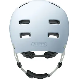 ABUS Fahrradhelm XOXO - Cityhelm im Skater-Look - Helm für Skateboard, Fahrrad, Scooter - mit optimiertem Kinnpolster - für Jugendliche und Erwachsene - Größe M, Blau