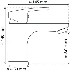 Schütte Alaska Einhandmischer chrom 34710