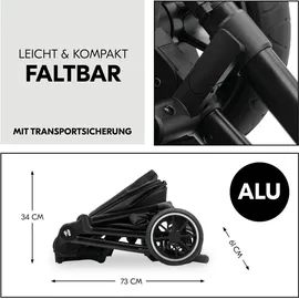 hauck Move N Care Set - inkl. Babywanne und Sportsitz - Black