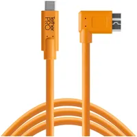 Tether Tools USB-C 3.0 Micro-B rechtwinklig 4.60 m orange
