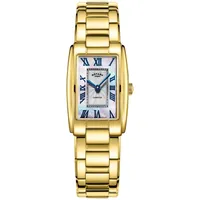Rotary Damen-Cambridge-Armbanduhr Mit Vergoldeter Pvd-Beschichtung LB05438/07
