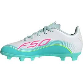 adidas F50 Club FG/MG Kinder Cloud White/Lucid Pink/Flash Aqua 28