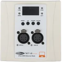 Showtec NET-2 Panel 5-polig - weißes Gehäuse