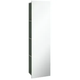 Villeroy & Boch V&B Spiegelregal Subway 3.0 45x170x30cm, mit Regal links, soft green