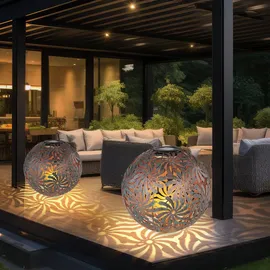 GLOBO LED warmweiß, DxH 26x37 cm