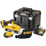 DeWalt [DCW220P2-QW] 18V Belt sander 2x5Ah batteries TStak