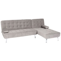 MCW Ecksofa MCW-K22, Liegefläche links/rechts grau