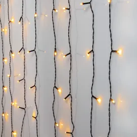 Star Trading Lichtervorhang LED 1,3x1,3 m warmweiß