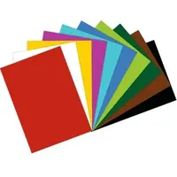 Ursus Fotokarton 50 x 70 cm 300 g/qm 50 Blatt 10 Farben sortiert