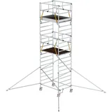 Günzburger Munk Rollgerüst SG 1,35 x 1,80 m mit Ausleger & Doppel-Plattform Plattformhöhe 5,59 m