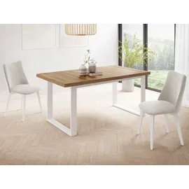 WFL GROUP Loft 160 x 75 x 90 cm Eiche Wotan