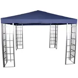 Lesli Living Pavillon-Ersatzdach Pavillondach Ersatzdach für Pavillon-Gestell wasserabweisend 3x3m blau