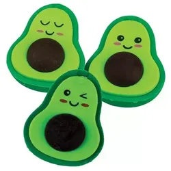 Zentrum: Radiergummi, Avocado - verschiedene