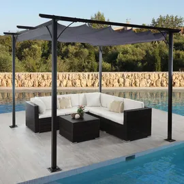 MCW Pergola C42 3,5 x 3,5 m Grau