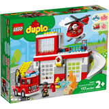 Lego Duplo Feuerwehrwache mit Hubschrauber 10970