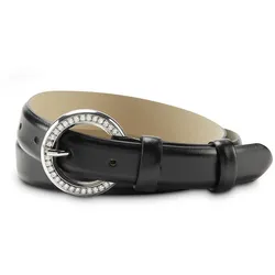 Nicowa Gürtel LUNAWI mit Strass-Schnalle   Damen 