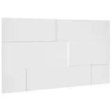 Hexim Wanddekoobjekt Weiß (Wandverkleidung - Stilvolle 3D Paneele mit 7 Verlegevarianten, Holzpaneele aus MDF - (2 Packungen - 2.26 qm) Holzverblender moderne Wandfliese Dekorbretter Wandpaneel) weiß