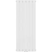 neu.haus Designheizkörper Nore 1200 x 450 mm 1140 W weiß Mittelventil
