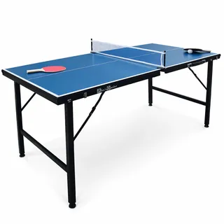 sweeek Mini-Tischtennisplatte Indoor, klappbar, mit 2 Schlägern und 3 Bällen, - Sweeek