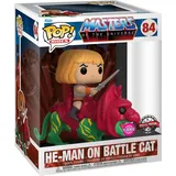 Funko Pop! Rides - He-Man on Battle Cat Flocked