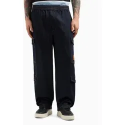 Armani Exchange für Herren. XM000384AF12284MB001 Blaue Cargohose (28), Lässig, Baumwolle
