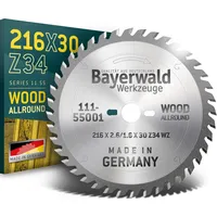 Bayerwald Werkzeuge HM Kreissägeblatt - 216 x 2.6/1.6 x