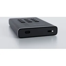 Istorage diskAshur PRO3 HDD 4TB 4 TB), Externe Festplatte, Schwarz