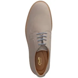 CLARKS Atticus LTLace Oxford, Grau, Nubuk, 42,5 EU - 42.5