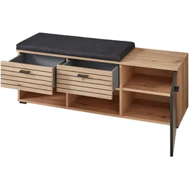 VOLEO BUFFALO Garderoben-Set 126x202x38 Eiche