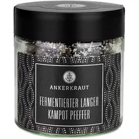 Ankerkraut Fermentierter langer Kampot Pfeffer 55 g Schwarze Beeren Gewürz Salz