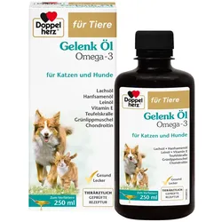 Doppelherz für Tiere Gelenk Öl Katzen und Hunde 250 ml