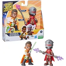 Hasbro Star Wars Pop-Up Lichtschwert Duell Kai Brightstar & Taborr Action-Figuren 10 cm