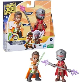 Hasbro Star Wars Pop-Up Lichtschwert Duell Kai Brightstar & Taborr Action-Figuren 10 cm