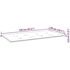 vidaXL Batavia 120 x 59 x 84 cm Schwarz