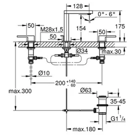 Grohe Plus Zweihandmischer DN 15 (20301003)