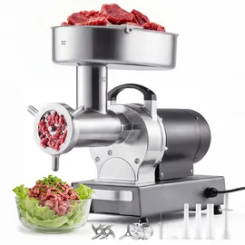 Vevor Fleischwolf #32 1100W Edelstahl