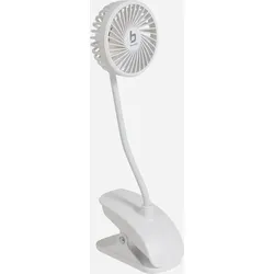 Bo-Camp - Tischventilator mit Klemme - Flex - ABS - Weiß weiß No Size