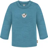 normani Outdoor Sports Baby Merino Longsleeve Taupo in Blau | Gr.: 86/92