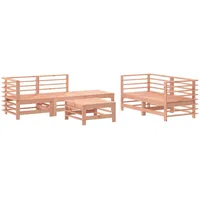 vidaXL 6-tlg Garten-Lounge-Set Massivholz Douglasie