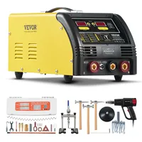 Vevor Dual Ausbeulspotter Deluxe AL/Fe Dellenreparatur-Set, 5-kW-Schweißgerät mit automatischem/manuellem