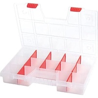 Prosperplast Prosperplast, Werkzeugkoffer, Sortierkasten Sortimentsbox Kleinteilemagazin Mit 14 Fächern Ergonomischer Griff Klemmverschlüsse Tr