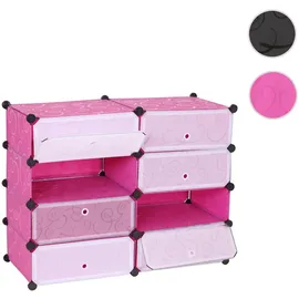 MCW MCW-B66 92 x 73 x 36 cm 8 Fächer altrosa