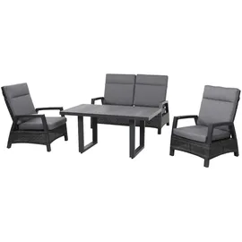 Siena Garden Taranto Loungeset grau/blau