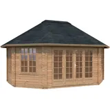 Palmako Pavillon »Hanna«, achteckig, BxHxT: 571 x 371 x 421 cm braun
