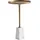 Wohnling WL7.207 Beistelltisch Echter Marmor / Metall 30x30x55 cm