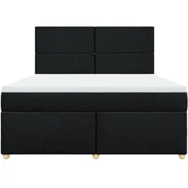 vidaXL Cruz 180 x 200 cm Schwarz