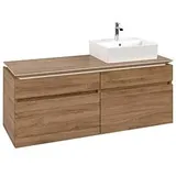 Villeroy & Boch Villeroy und Boch Legato Waschtischunterschrank B61600RH 140x55x50cm, Waschtisch rechts, Kansas Oak