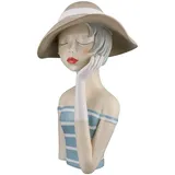 GILDE Dekofigur »Figur Lady«, blau