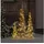 vidaXL Weihnachtsbaum mit Beleuchtung Warmweiß 80 cm